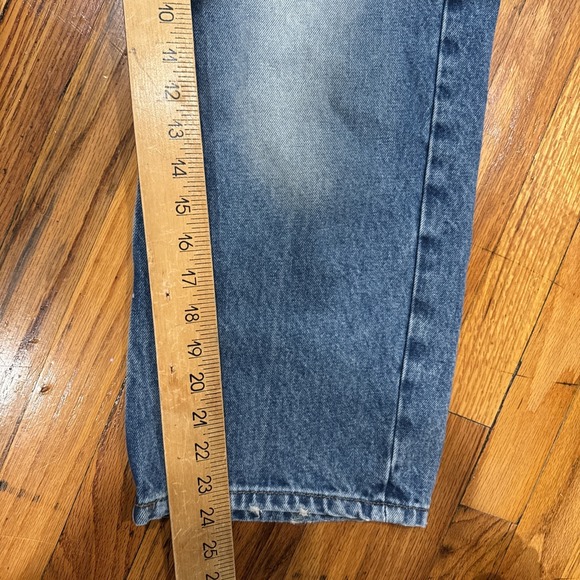 Free People Jeans Womens 28 Deep Trance Dropped Boyfriend Wide Leg We The Free - Picture 9 of 10